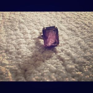 Purple and gold ring